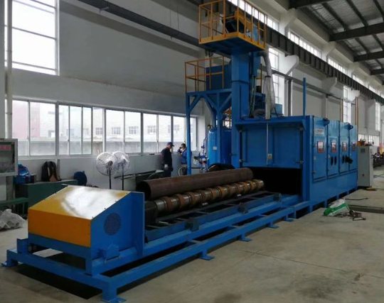 怒江喷砂机在管道除锈中的现场施工应用